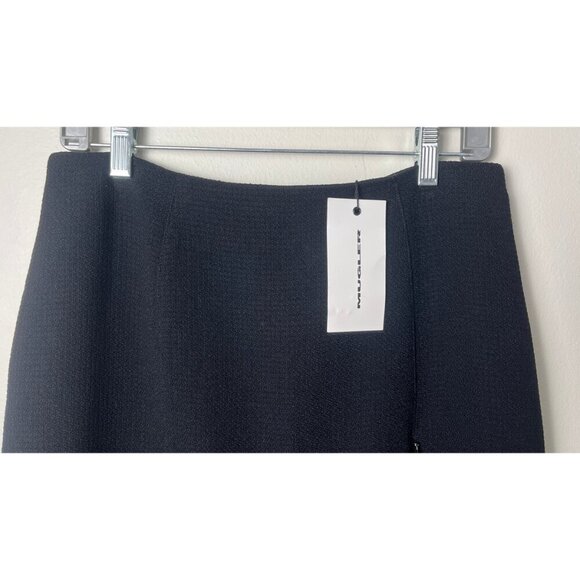 THIERRY MUGLER BNWT SUPER SLIT BLACK SKIRT  44 8 A/W 2000 RUNWAY COLLECTION - Picture 3 of 9